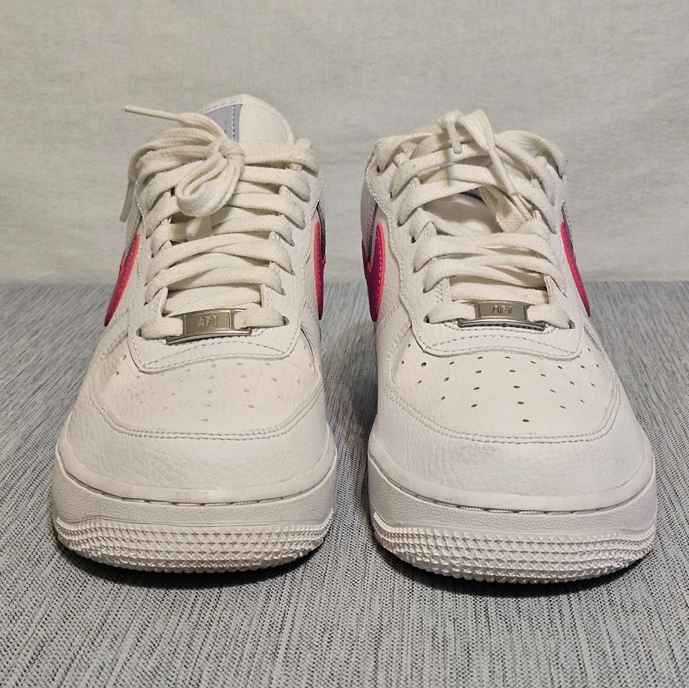 Nike Shoes Youth 8.5 Air Force 1s Sneakers Classic‎ AF1 Pink Swoosh Lace